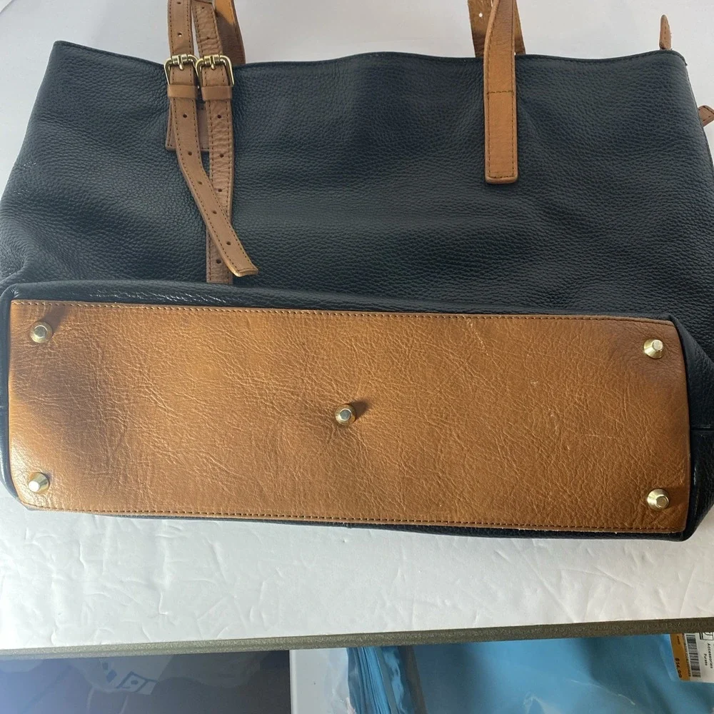 Valentina Large Tote Bag Italian Leather‎ Soft - Picture 4 of 10